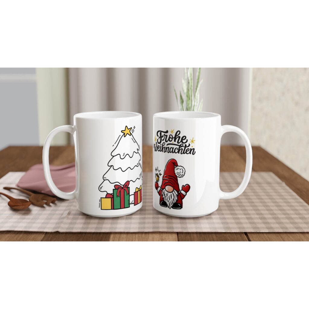Christmas 6 Keramiktasse 15oz