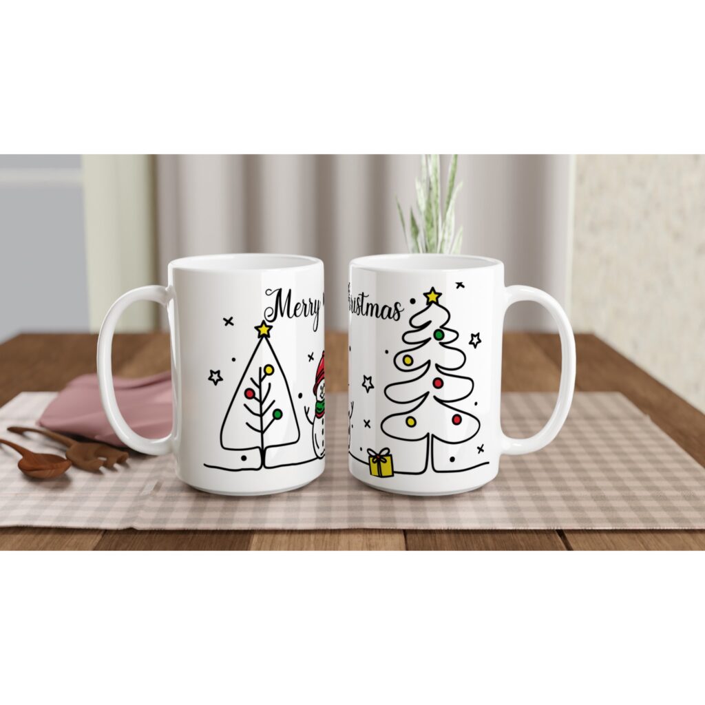 Christmas 7 Keramiktasse 15oz